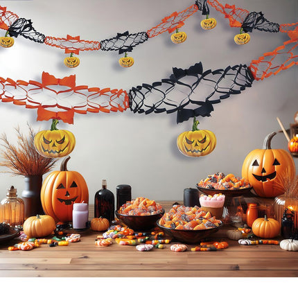 Halloween Slinger Pompoenen 2m