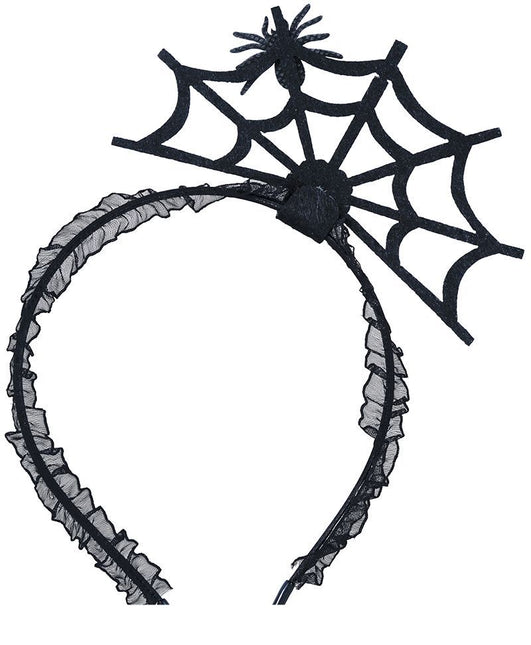 Halloween Haarband Spinnenweb