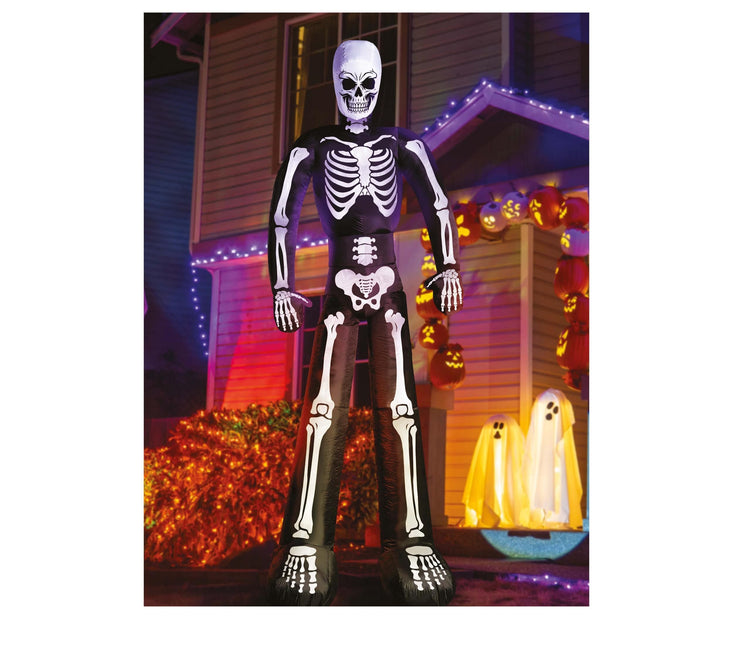 Halloween Skelet Opblaasbaar 2m