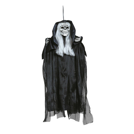 Halloween Pop Skelet Met Cape 55cm