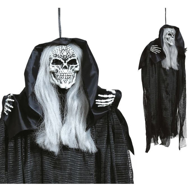 Halloween Pop Skelet Met Cape 55cm