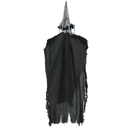 Halloween Hangdecoratie Zwart Heks 1,3m