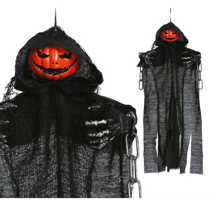 Halloween Pop Pompoen Met Cape 50cm