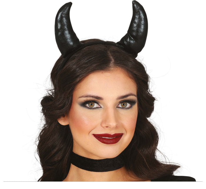 Halloween Haarband Zwart Demon