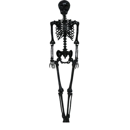 Halloween Hangdecoratie Zwart Skelet 1,6m