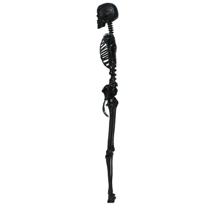 Halloween Hangdecoratie Zwart Skelet 1,6m