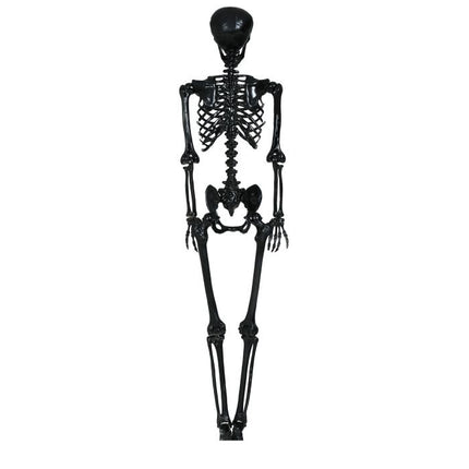 Halloween Hangdecoratie Zwart Skelet 1,6m