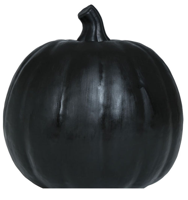 Halloween Tafeldecoratie Zwart Pompoen Met Licht 16cm