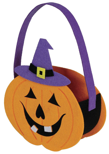 Halloween Mand Pompoen 18cm