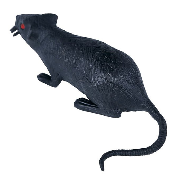 Halloween Rat Zwart 15cm