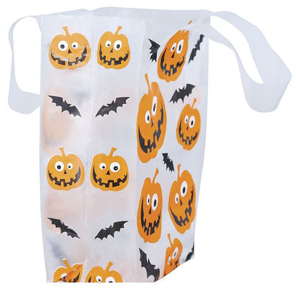 Halloween Tasjes Pompoen 14x30cm 6st