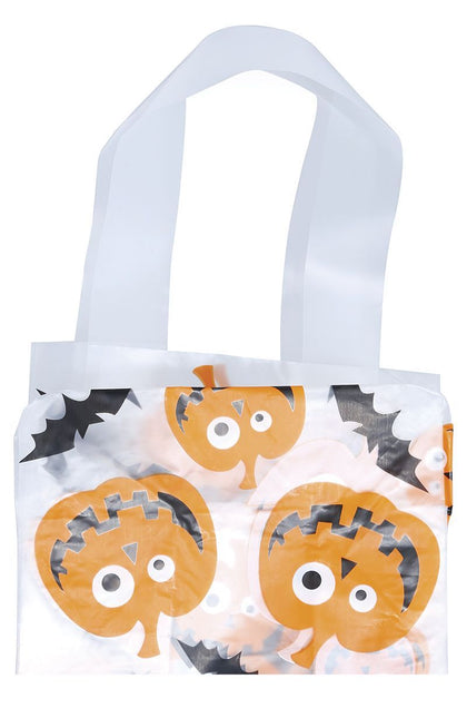 Halloween Tasjes Pompoen 14x30cm 6st