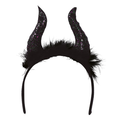 Halloween Tiara Glitter Hoorns