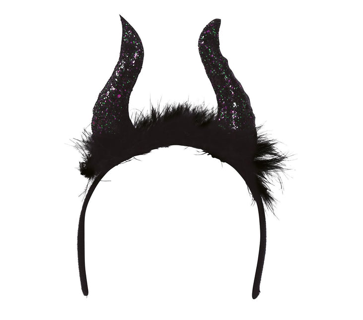 Halloween Tiara Glitter Hoorns