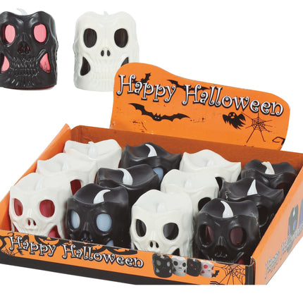 Halloween Schedel Lantaarn Led 6cm