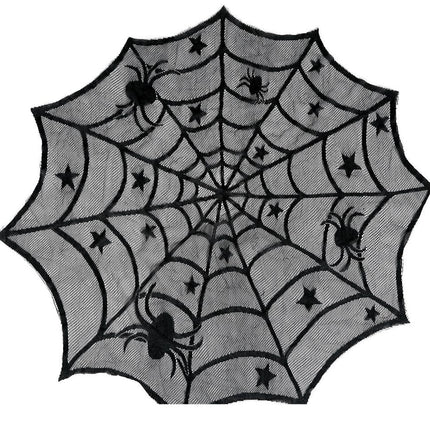 Halloween Tafelkleed Spinnenweb 1m