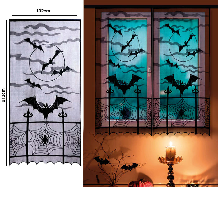 Halloween Raamsticker Heks 2,13m