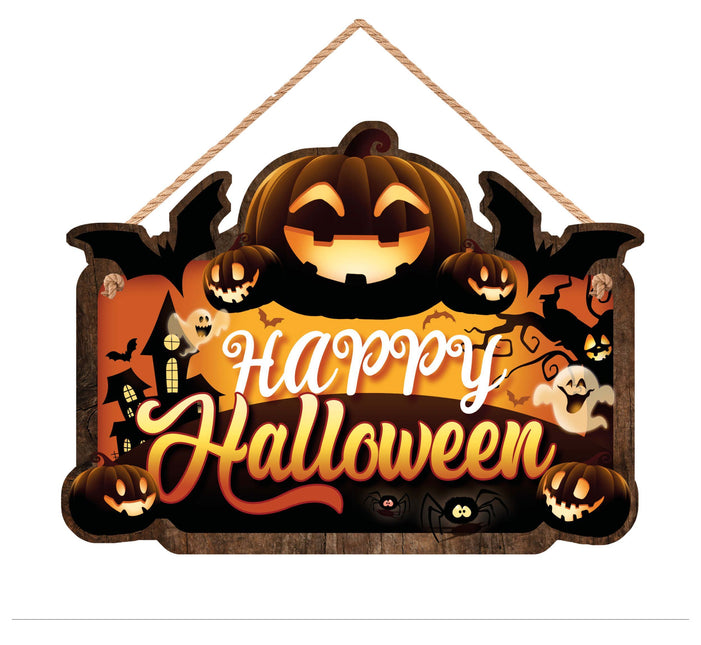 Halloween Hangbord Happy Halloween 35cm