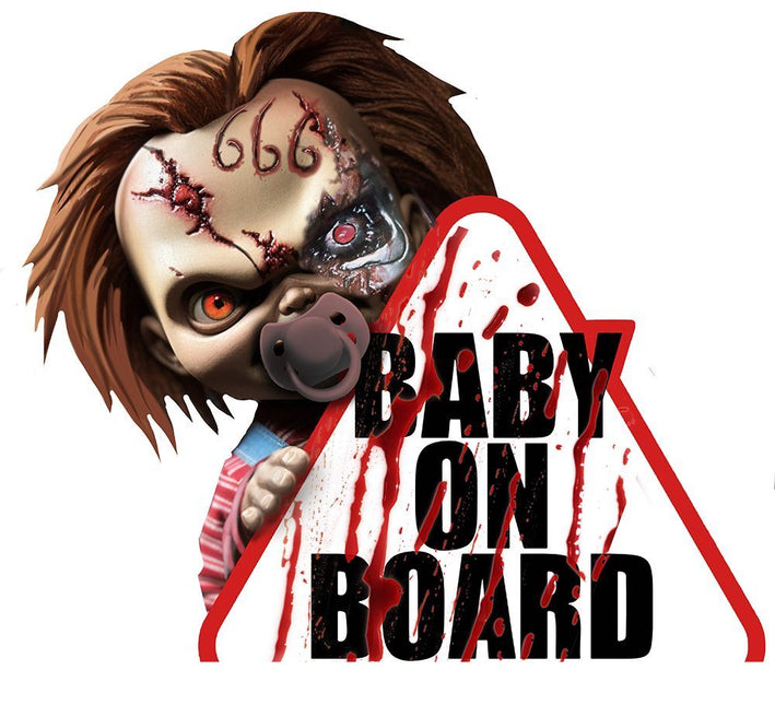 Halloween Raamsticker Baby On Board