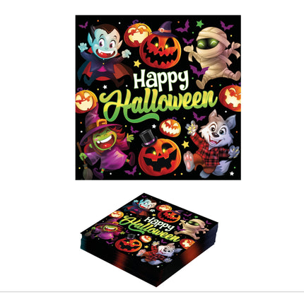 Halloween Servetten 16cm 20st