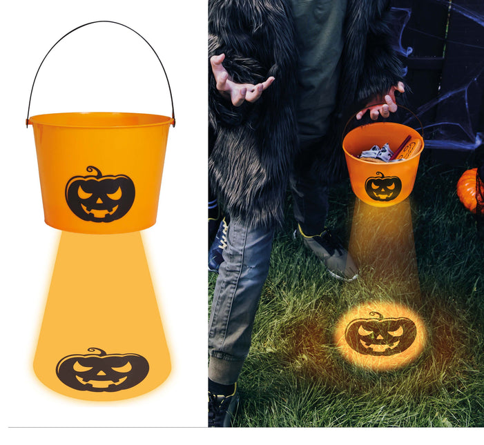 Halloween Emmer Met Licht 15cm