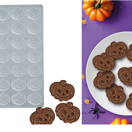 Halloween Chocolade Vorm Pompoenen 21 delig