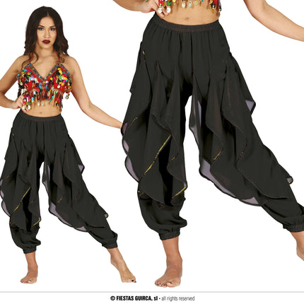 Hq black belly dance pants