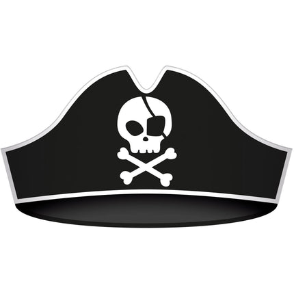 Piratenhoeden - Pirate Party - 33,5 x 15 cm - 6 stuks