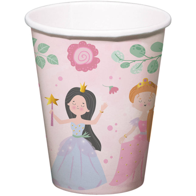 Bekers - Pretty Princess - 250 ml - 8 stuks