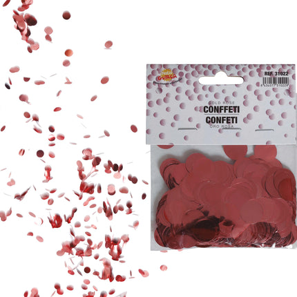 Rose Gouden Confetti 1,5cm 15g