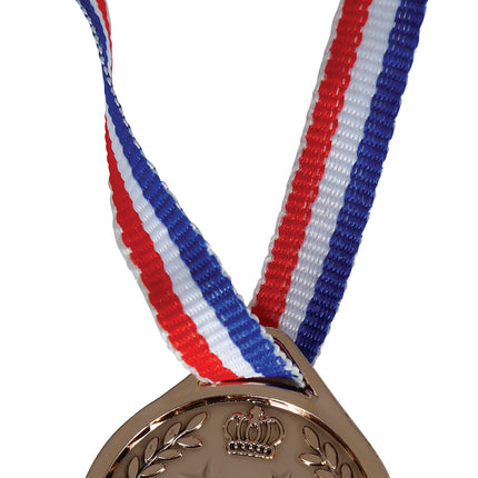 Set of 3 bronze, silver and gold medals 4cm