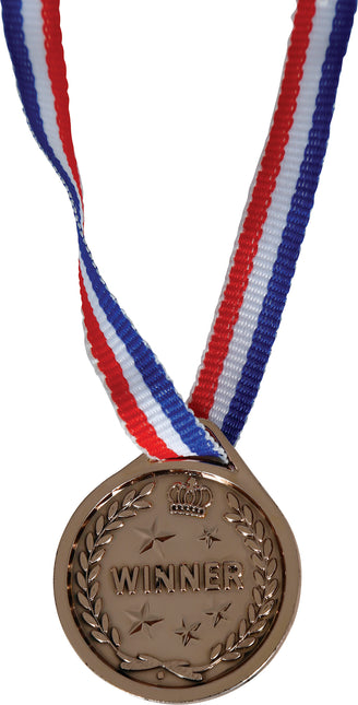 Set of 3 bronze, silver and gold medals 4cm