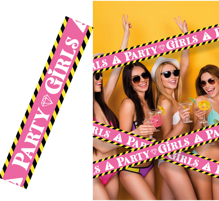 Party girls tape, 6 m x 7.6cm