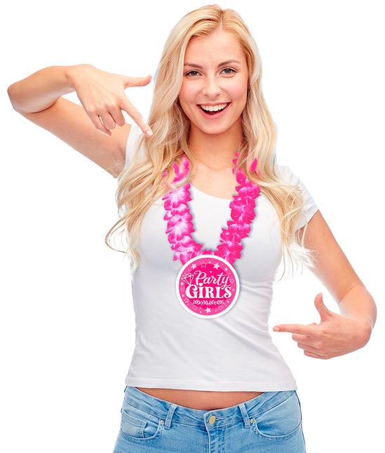 Party girls hawaiian necklace