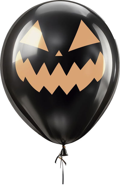 Halloween Ballonnen Pompoen 30cm 10st