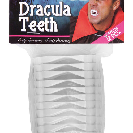 Dracula tanden (12st.in plastic zak)