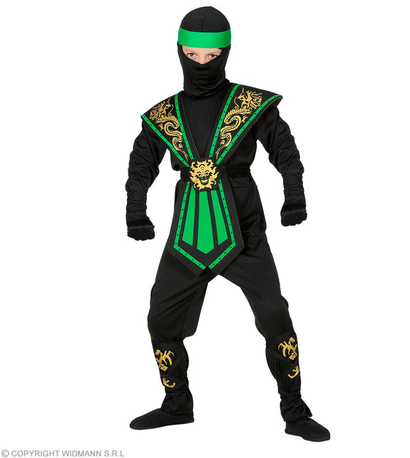 Kombat Ninja Groen Kostuum Kind