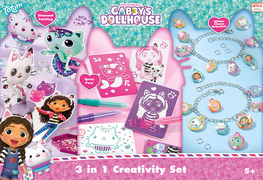 Gabby's Dollhouse 3 In 1 Creatief Set