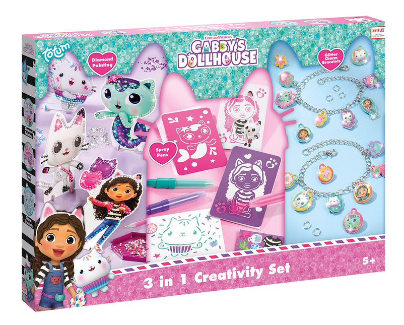 Gabby's Dollhouse 3 In 1 Creatief Set