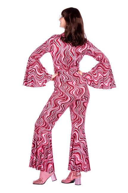 70's catsuit roze