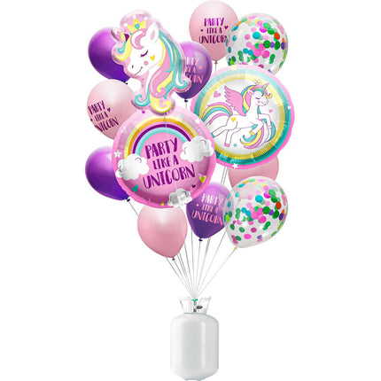 Helium Tank Unicorn 17 delig