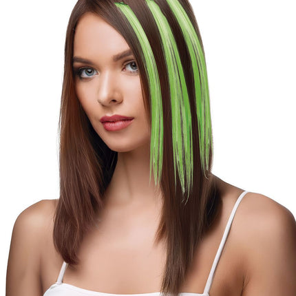 Hair Extensions Groen 50cm 3st