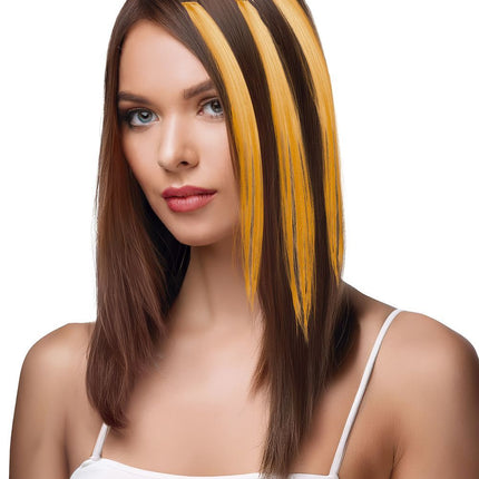 Hair Extensions Oranje 50cm 3st