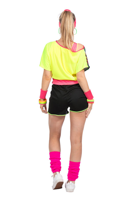 80's aerobic set neon