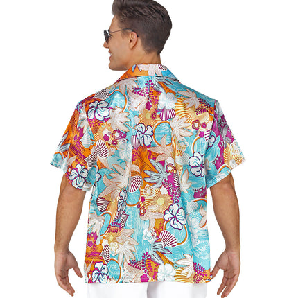 Hawaiishirt Satijn Kostuum