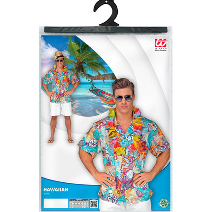 Hawaiishirt Satijn Kostuum