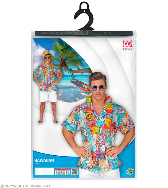 Hawaiishirt Satijn Kostuum