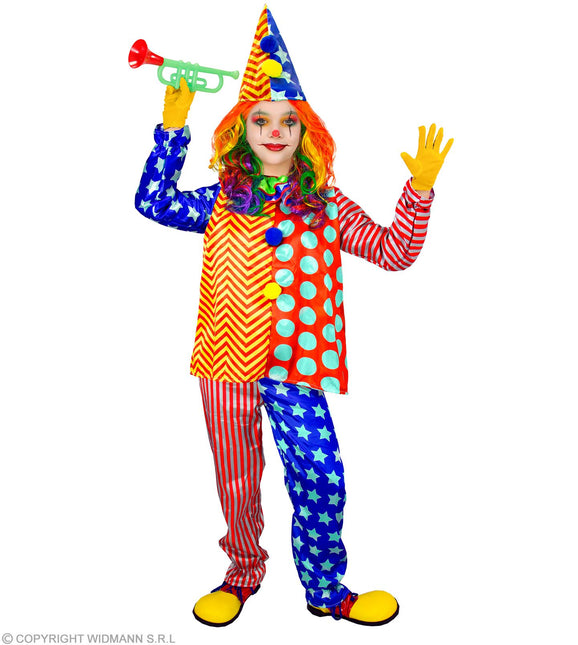 Clown Gekleurd Kostuum Kind