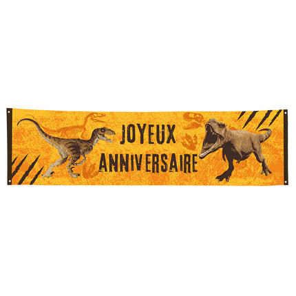 Dinosaurus Banner Joyeux Anniversaire