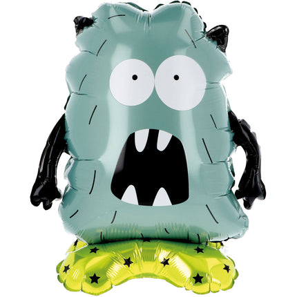 Staande Folie Ballon Monsters 40cm 4st Leeg